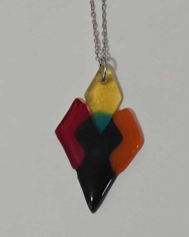 Radiant Color Burst Pendant