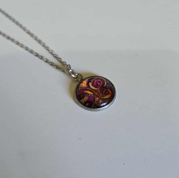 Mystic Swirl Pendant Necklace