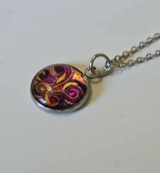 Mystic Swirl Pendant Necklace