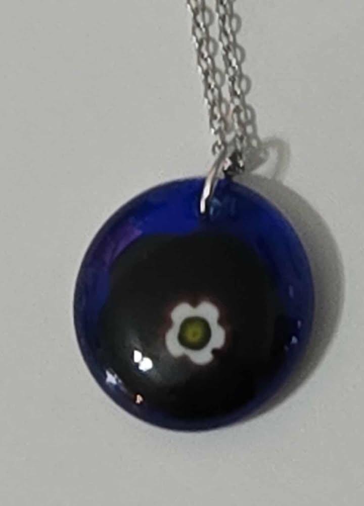 Midnight Petal Pendant