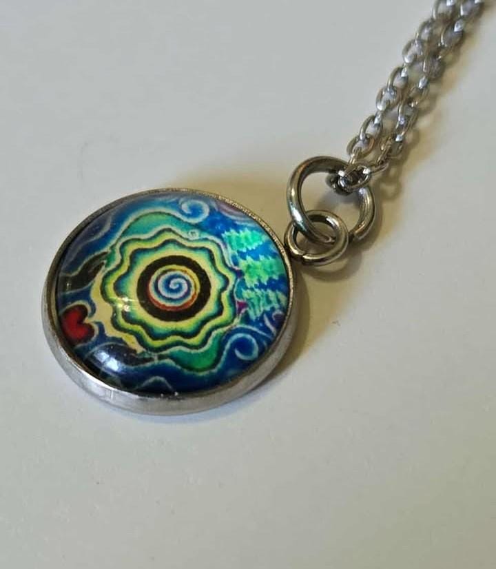 Heart of the Enchanted Grove Pendant