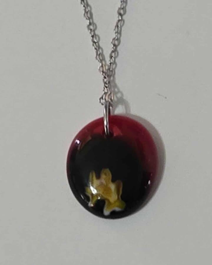 Crimson Ember Pendant