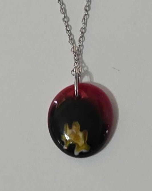 Crimson Ember Pendant