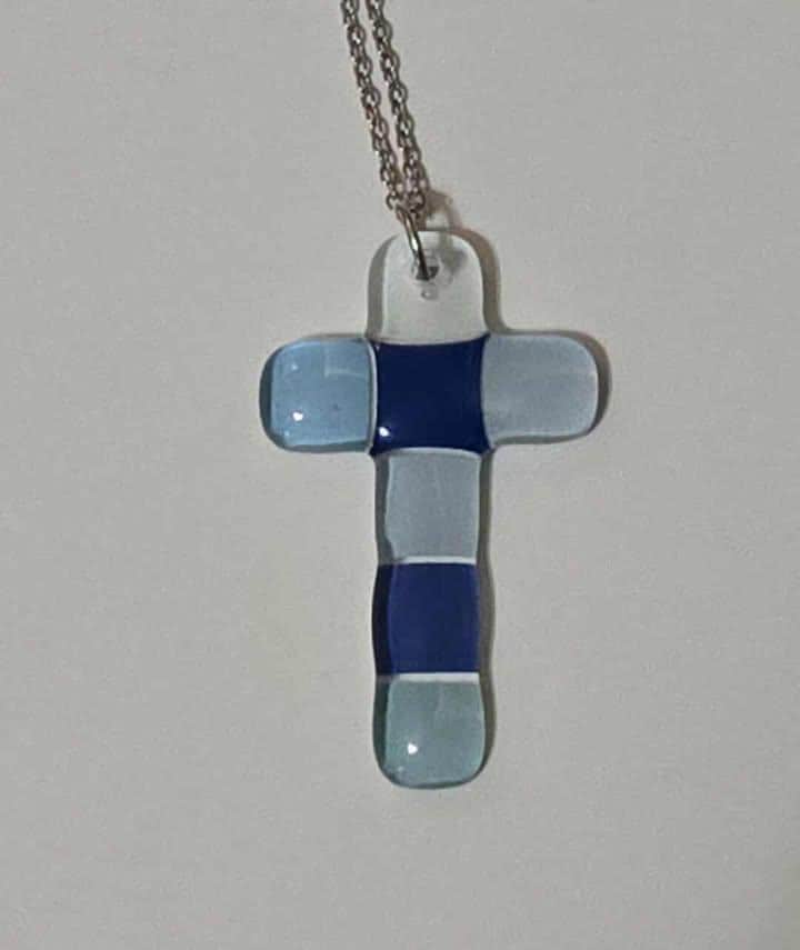 Tranquil Waters Cross Pendant