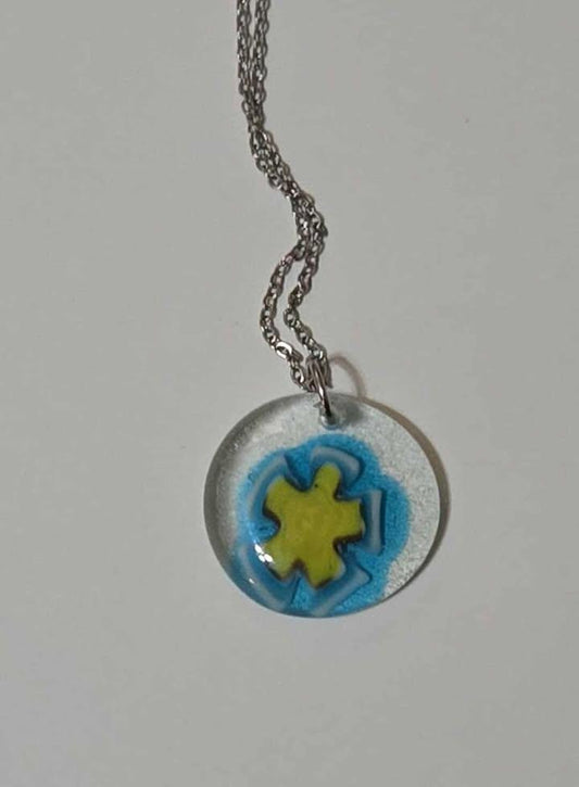 Blue Bloom Pendant