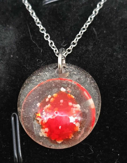 EXCLUSIVE: Starlit Ember Circle Pendant