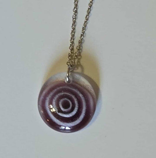 Amethyst Spiral Pendant