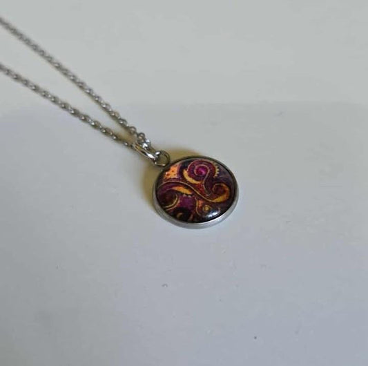 Mystic Swirl Pendant Necklace