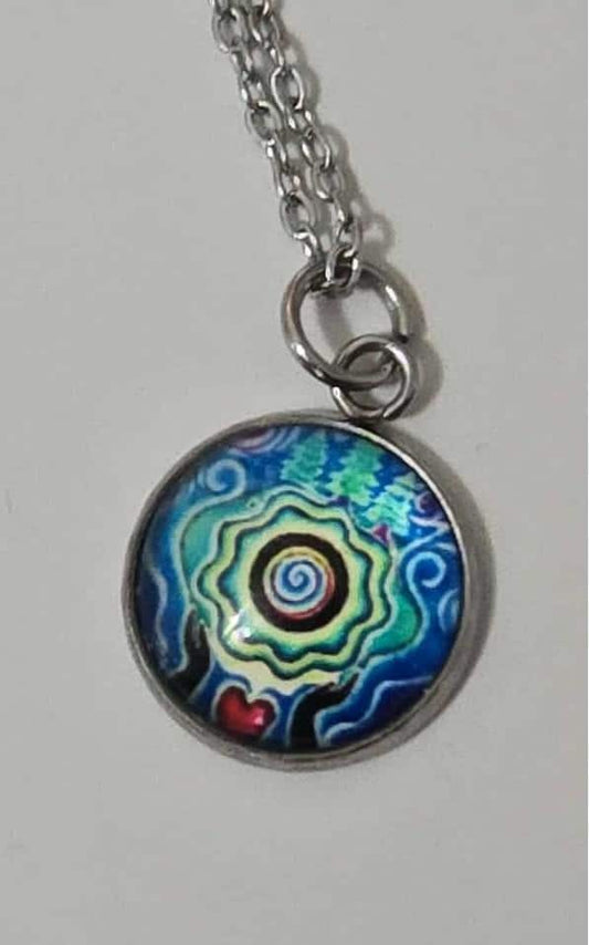 Heart of the Enchanted Grove Pendant